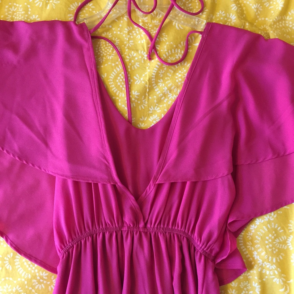 ☀️HP☀️ Playful Magenta Dress - Picture 2 of 4